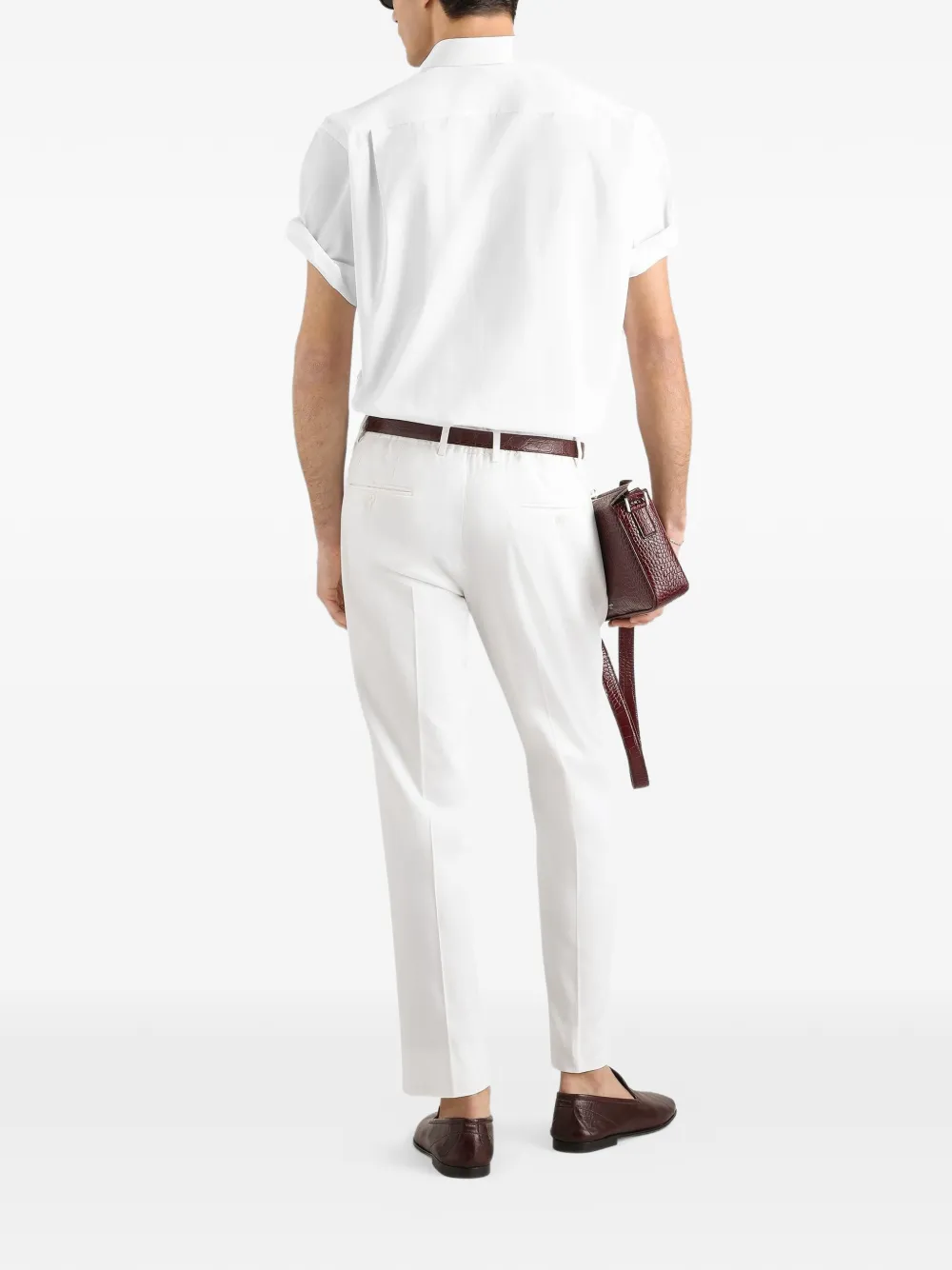 Dolce & Gabbana Katoenen broek Wit