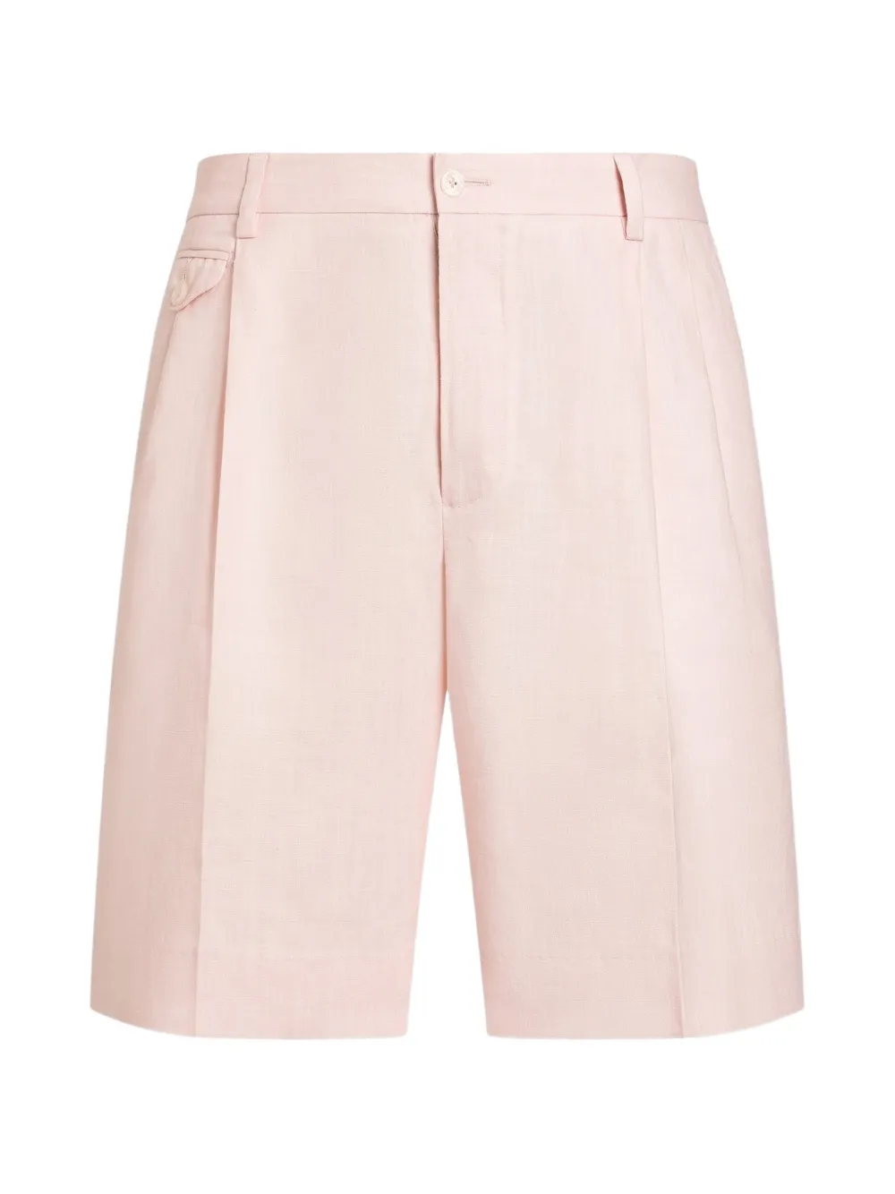 Dolce & Gabbana linen Bermuda shorts - Pink