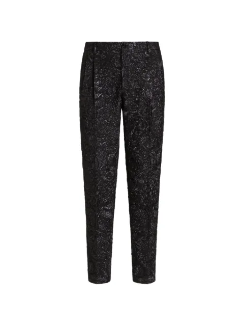 Dolce & Gabbana pantalon en brocart