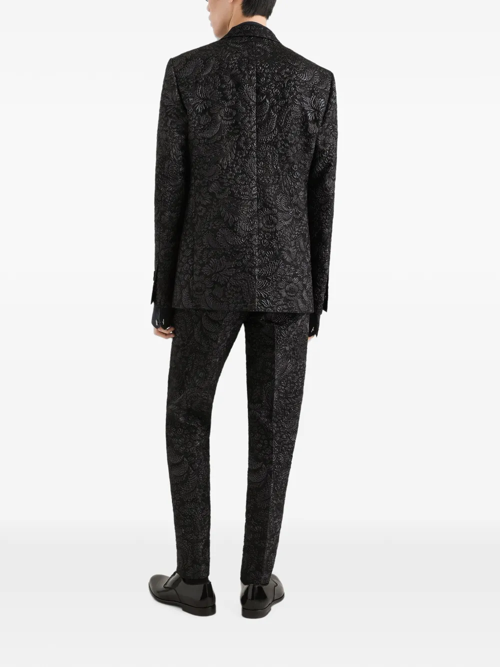Dolce & Gabbana Broek met brokaat Zwart