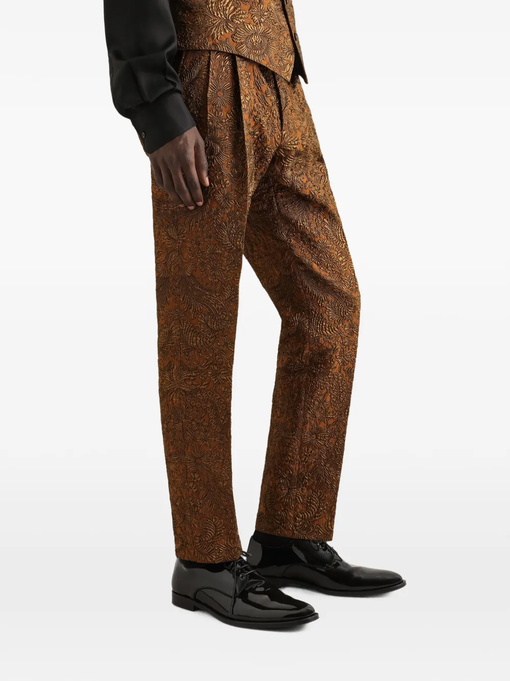 Dolce & Gabbana Broek met brokaat Bruin