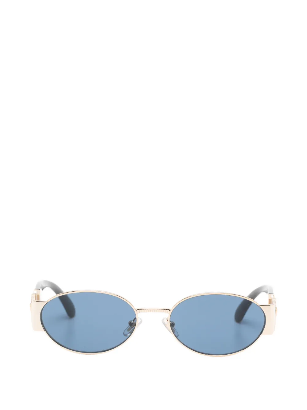 Versace Eyewear Medusa Biggie oval-frame sunglasses - Oro