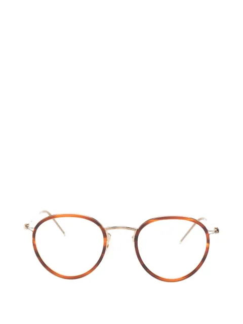 Oliver Peoples tortoiseshell-pattern round-frame glasses