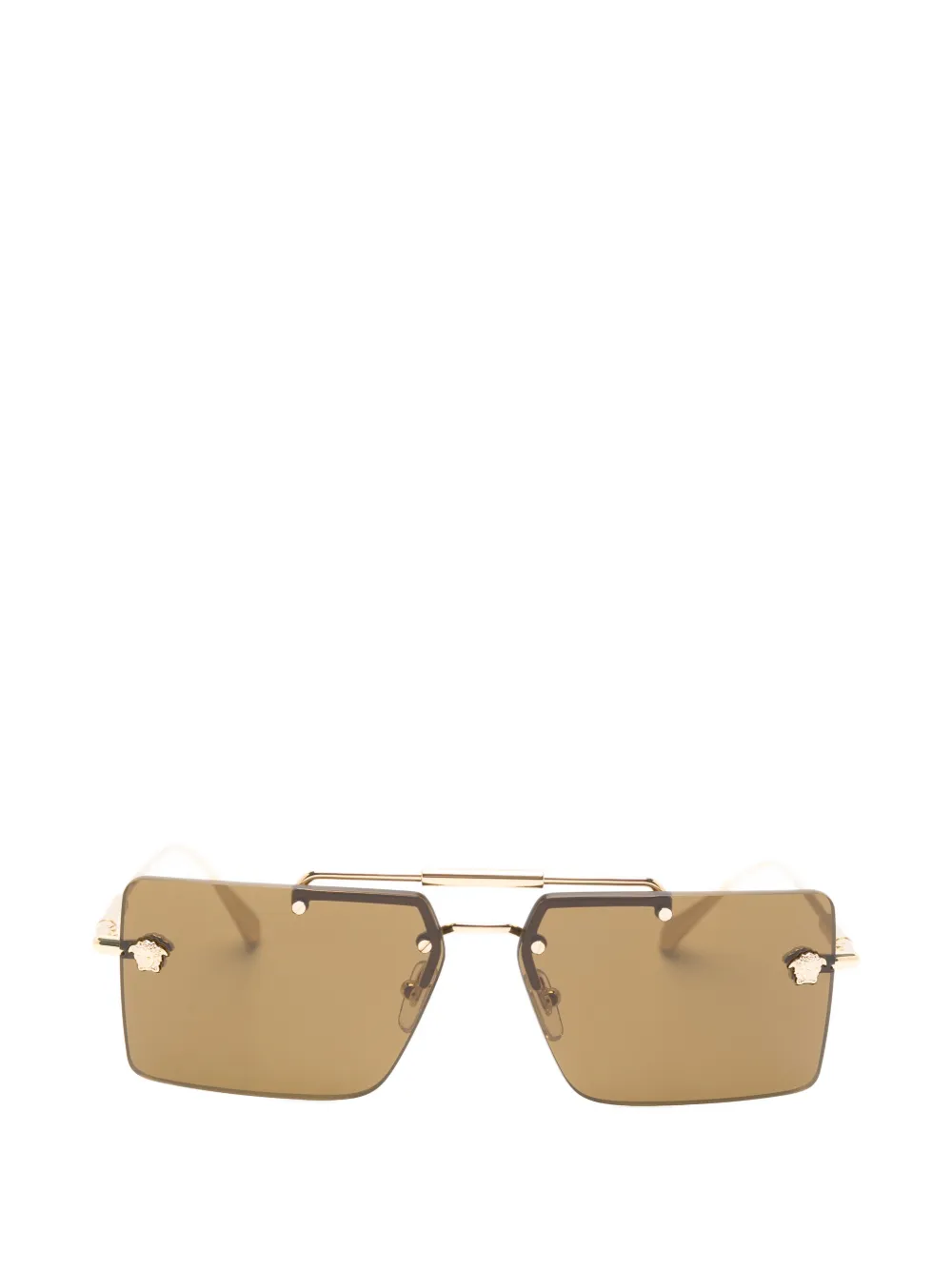 Versace Eyewear Occhiali da sole Medusa squadrati - Oro