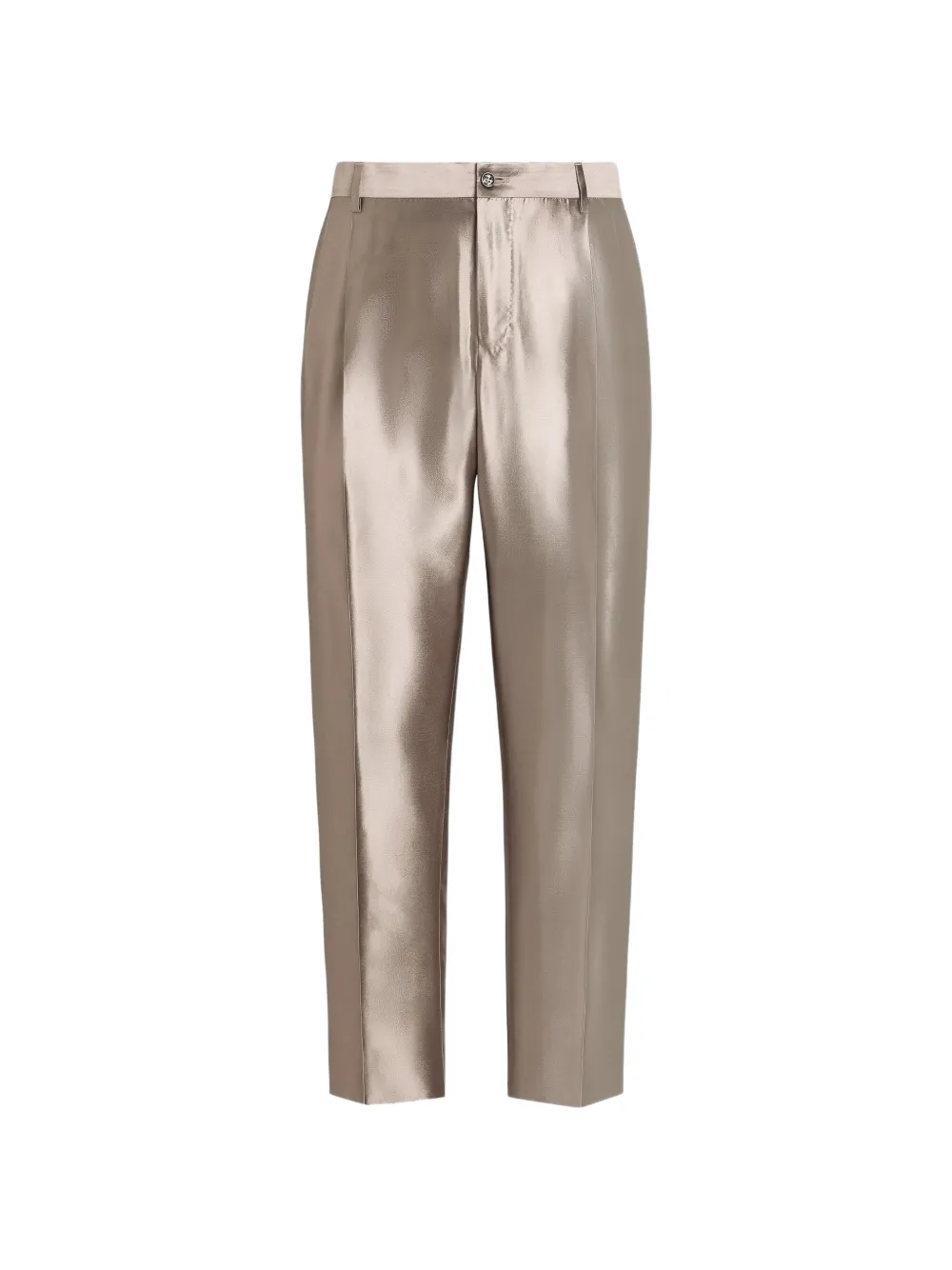 Dolce & Gabbana Pantaloni in shantung di seta - Oro