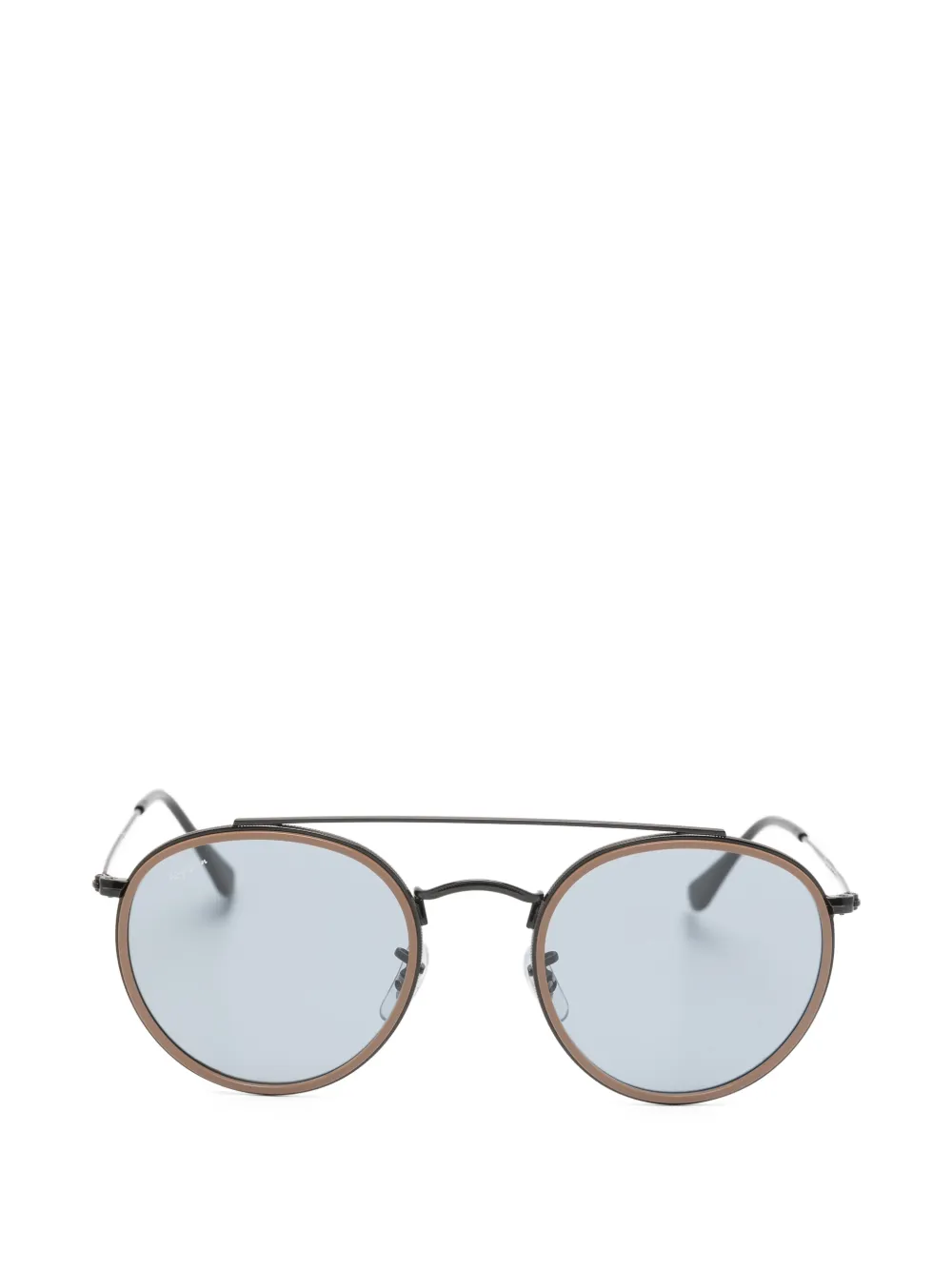 Ray-Ban double-bridge round-frame sunglasses - Nero
