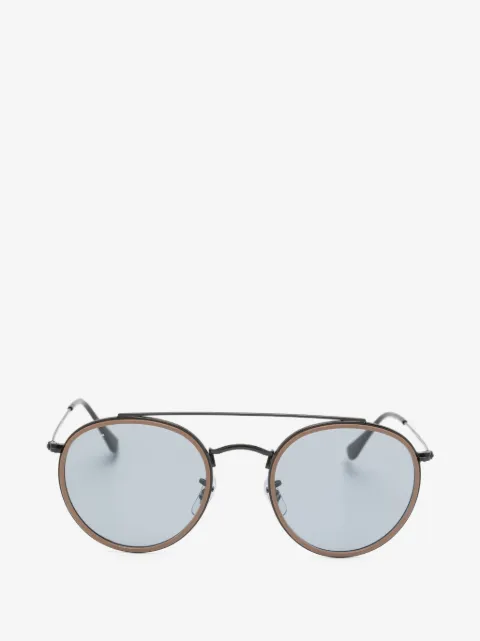 Ray-Ban double-bridge round-frame sunglasses
