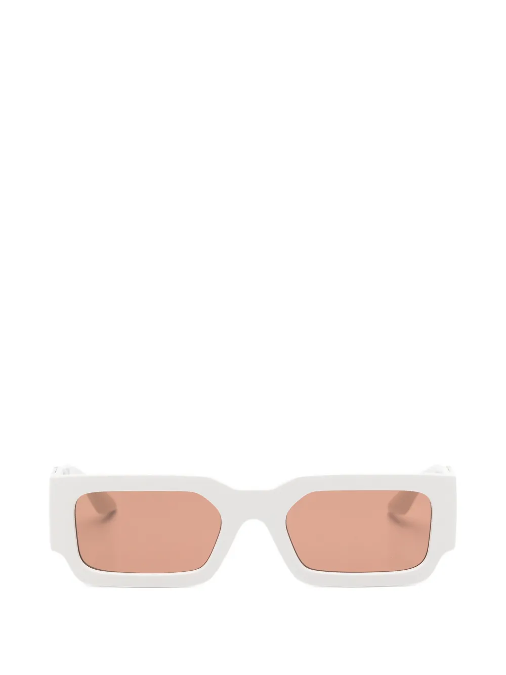 Versace Eyewear Occhiali da sole Greca squadrati - Bianco