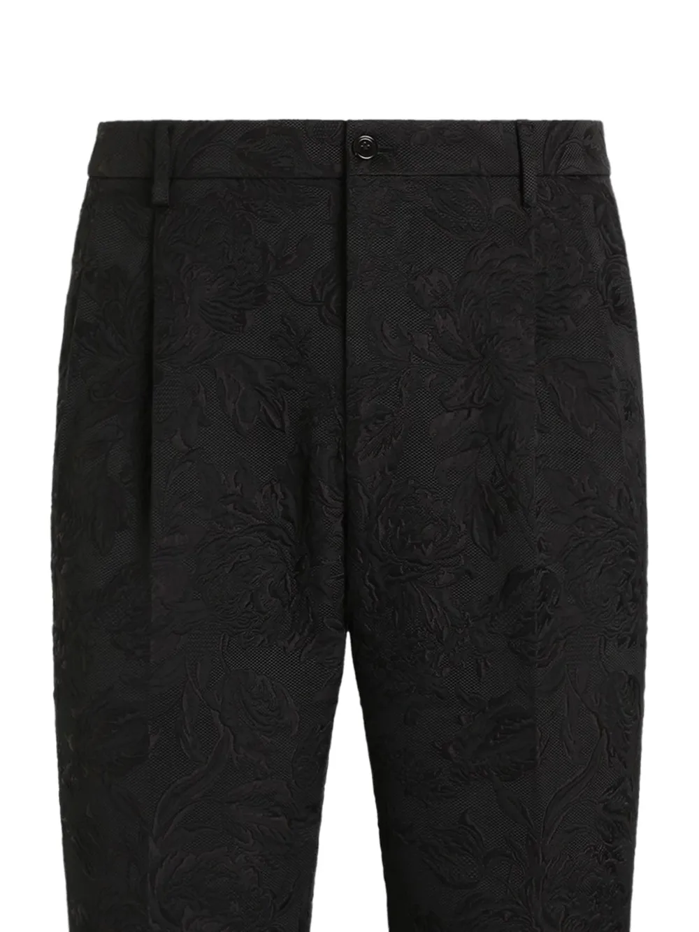 Dolce & Gabbana Broek met brokaat Zwart