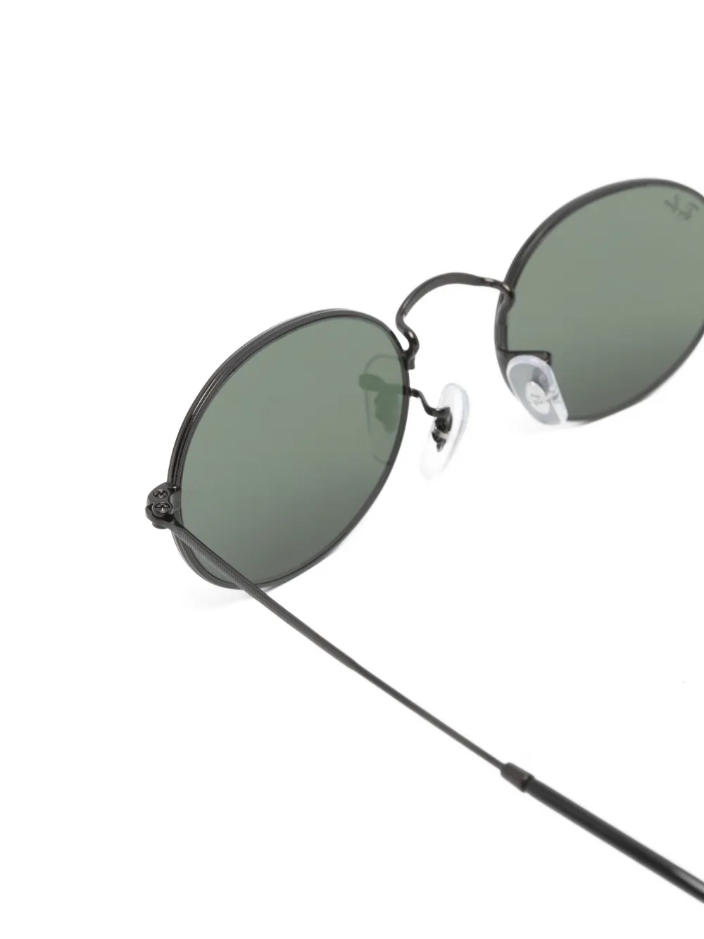 Ray-Ban Zonnebril met ovaal montuur Zwart