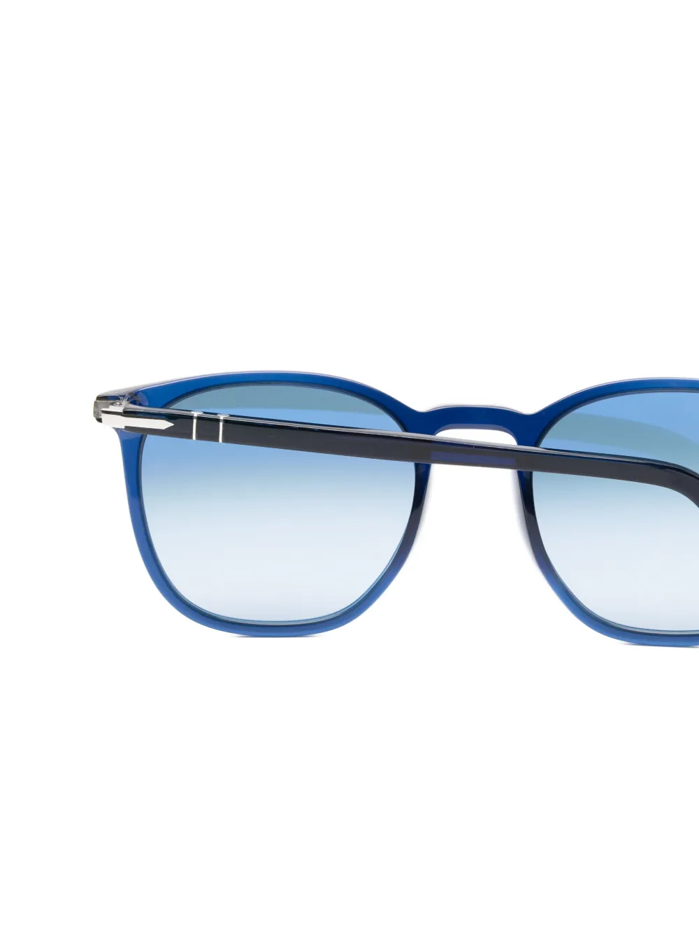 Persol Zonnebril met rond montuur Blauw