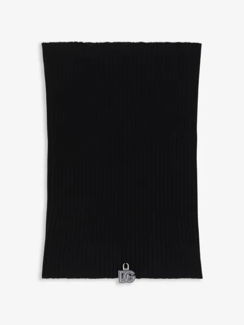 Dolce & Gabbana rib-knit neck warmer
