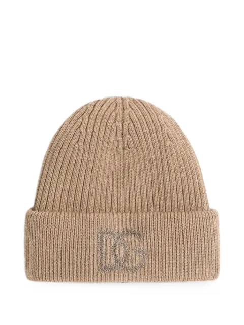 Dolce & Gabbana virgin wool hat with logo 