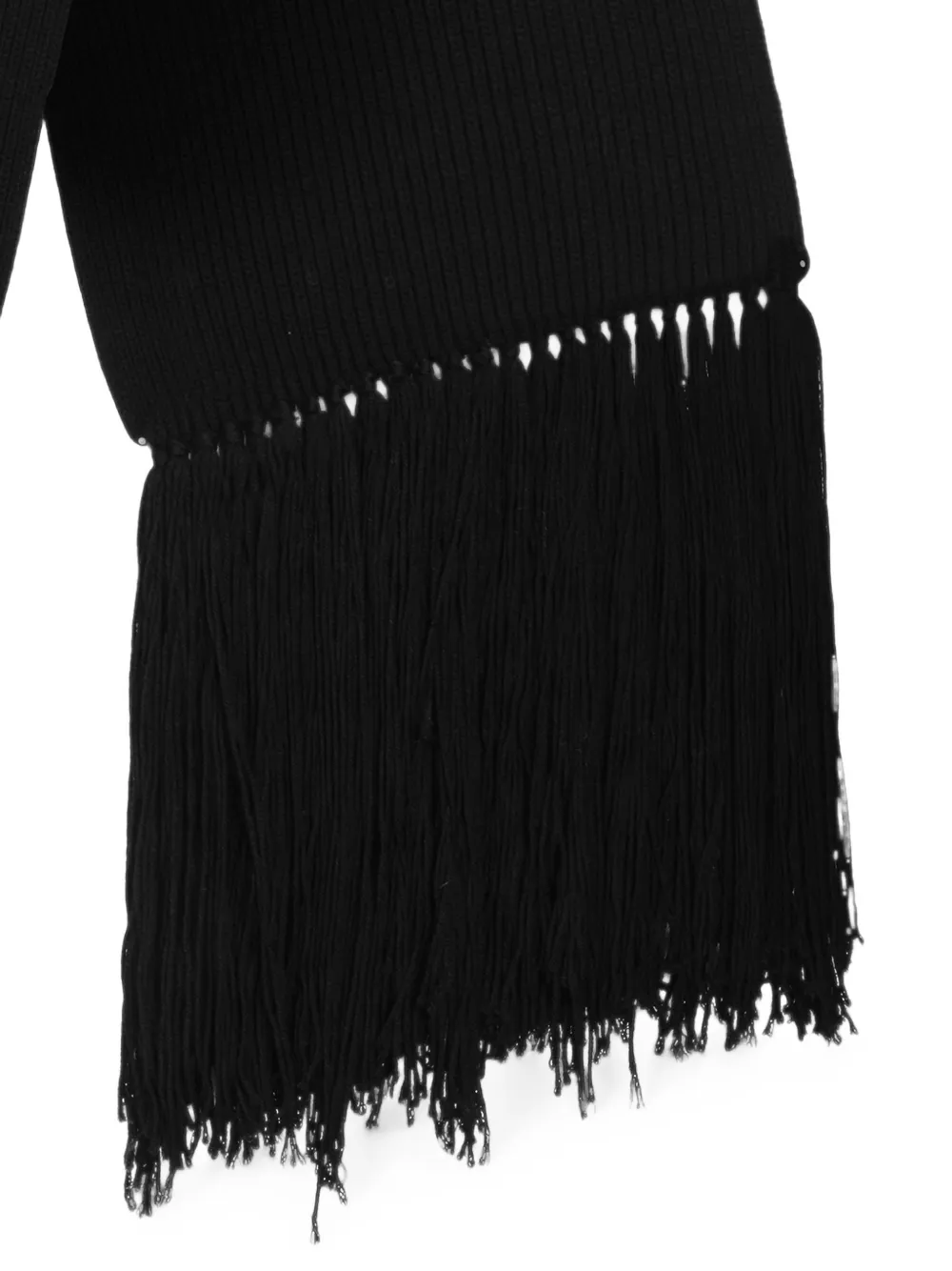Dolce & Gabbana Geribbelde sjaal Zwart
