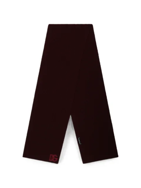 Dolce & Gabbana virgin wool scarf with logo
