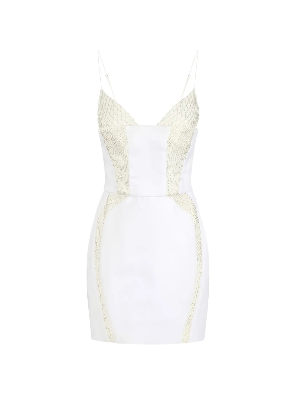 Elisabetta Franchi sleeveless mini dress - Weiß