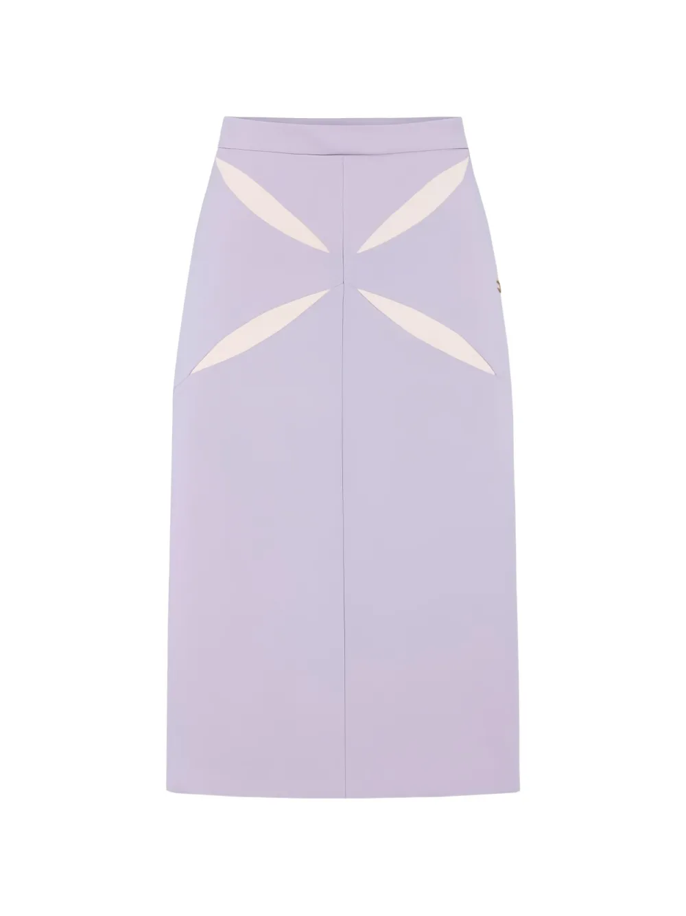 Elisabetta Franchi split-detail midi skirt - Violett