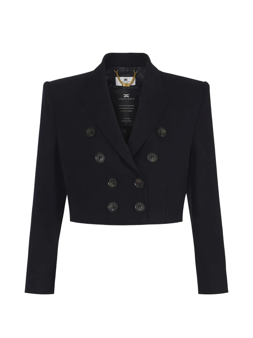 Elisabetta Franchi double-breasted jacket - Nero