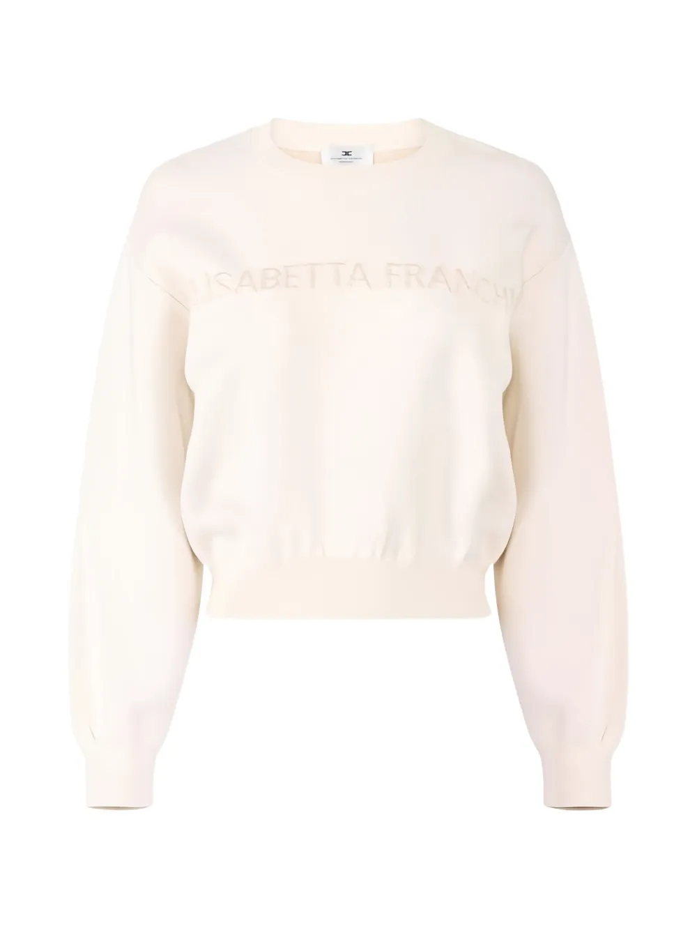 Elisabetta Franchi logo-embroidered sweat - Toni neutri