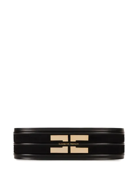 Elisabetta Franchi ceinture à plaque logo