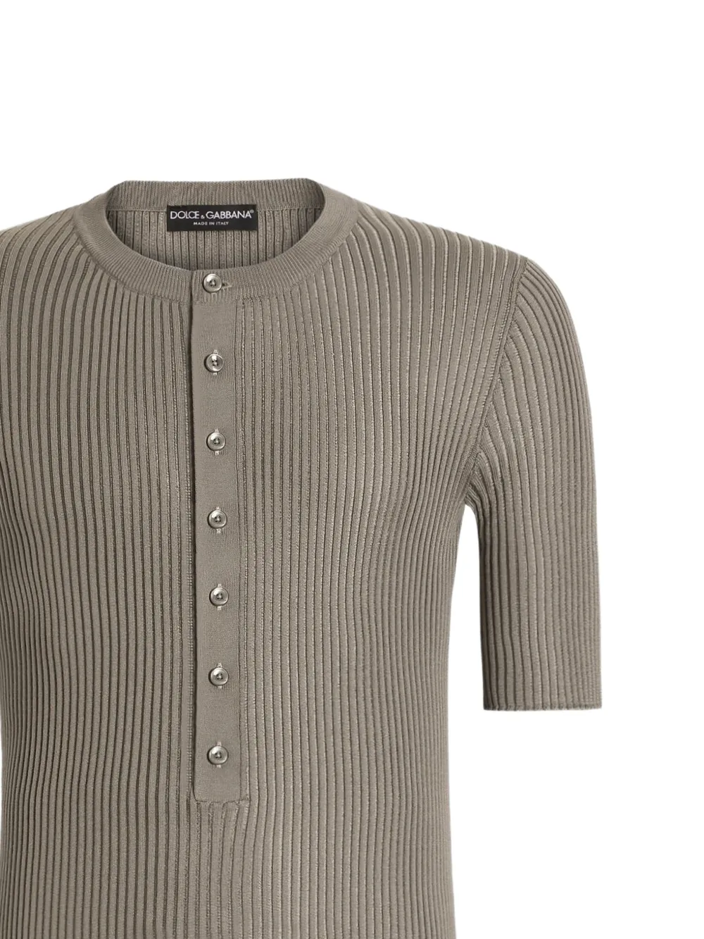 Dolce & Gabbana Serafino zijden pullover Bruin
