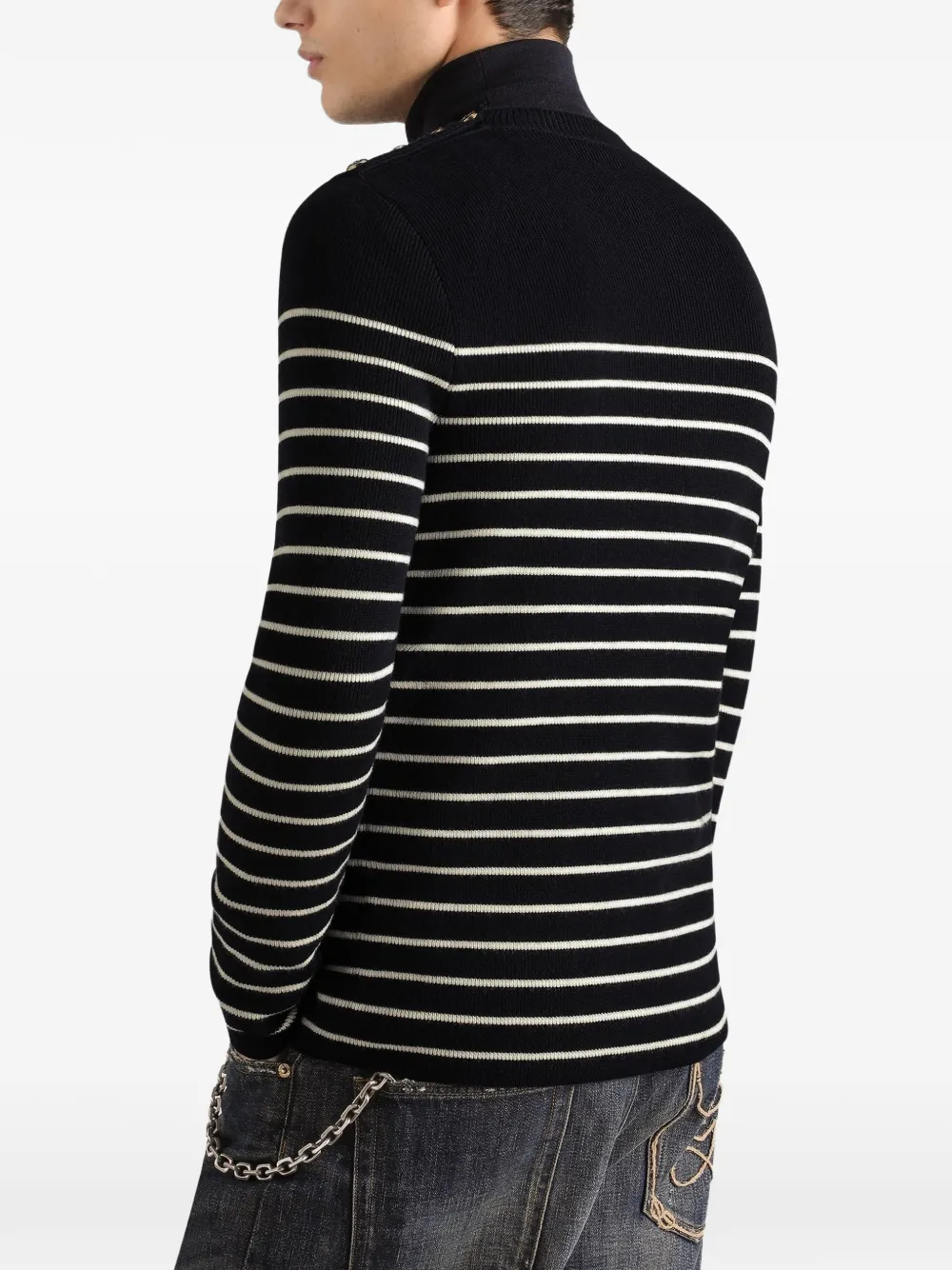 Dolce & Gabbana Pullover van scheerwol Blauw