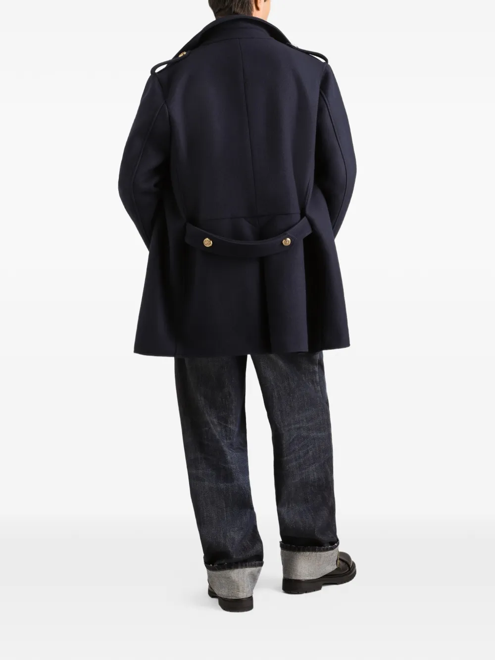 Dolce & Gabbana Pullover van scheerwol Blauw