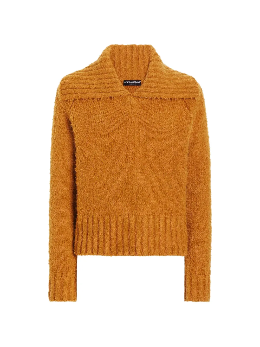 Dolce & Gabbana Maglione con scollo a V - Arancione