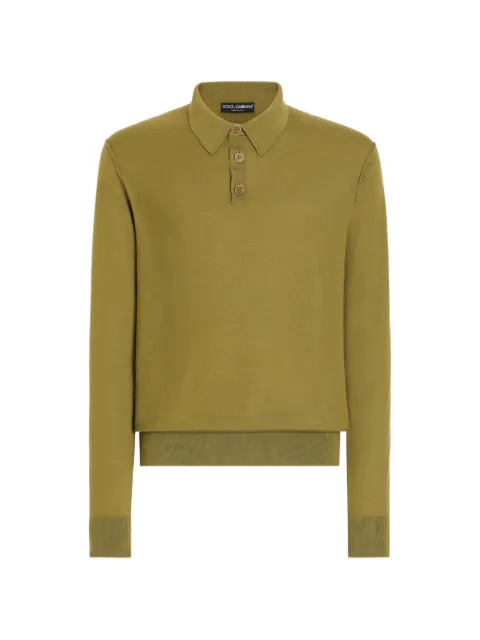 Dolce & Gabbana suéter de cachemira estilo playera tipo polo