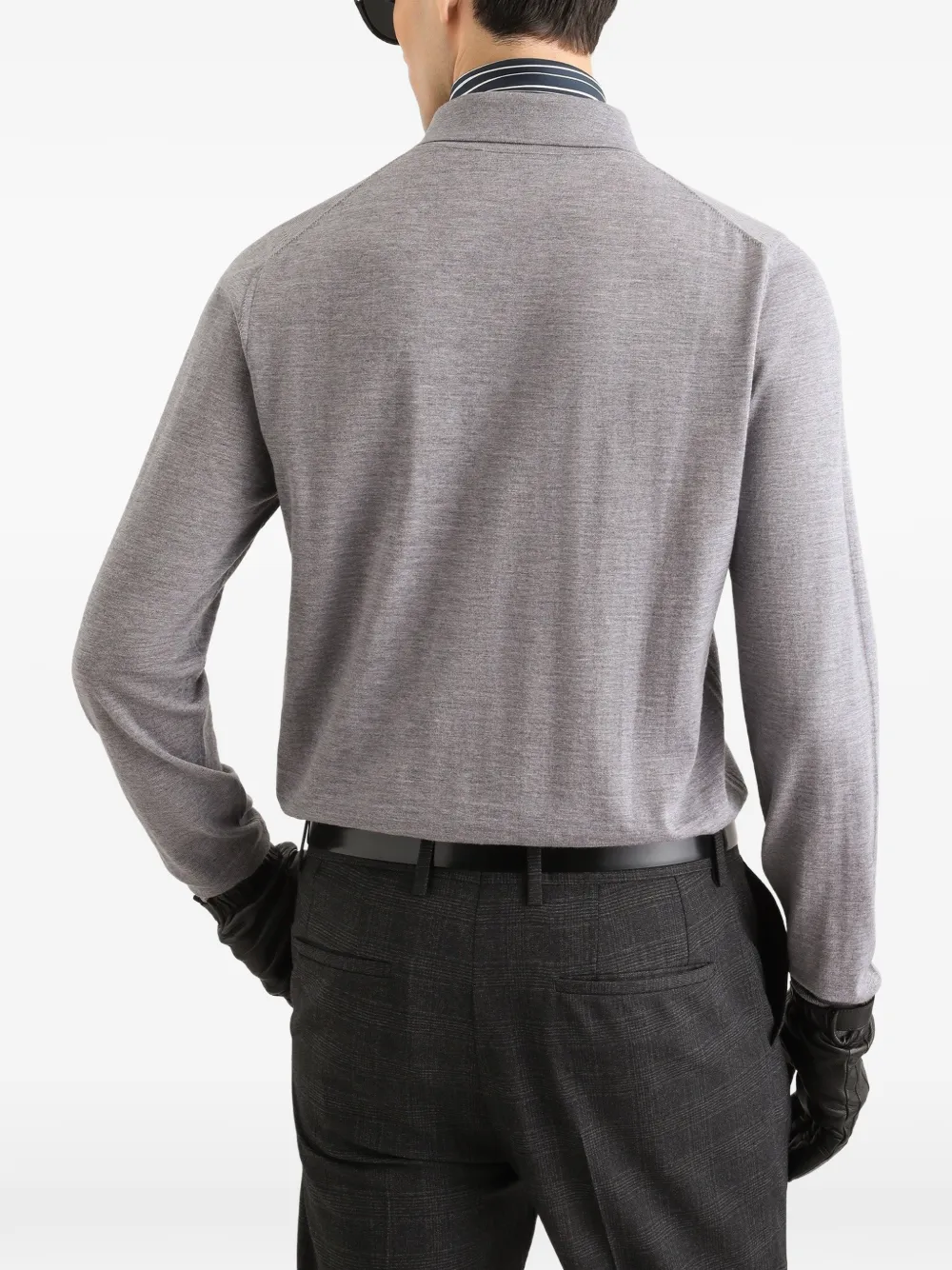 Dolce & Gabbana Kasjmier poloshirt Grijs
