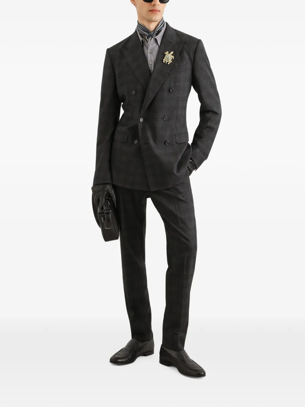 Dolce & Gabbana Kasjmier poloshirt Grijs