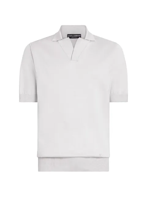 Dolce & Gabbana playera tipo polo de seda