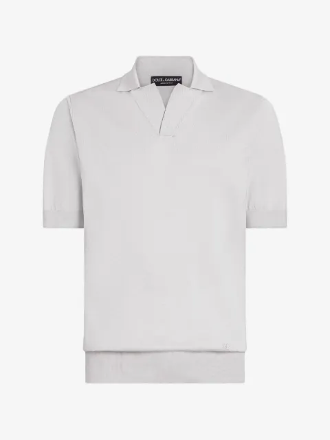 Dolce & Gabbana silk polo shirt