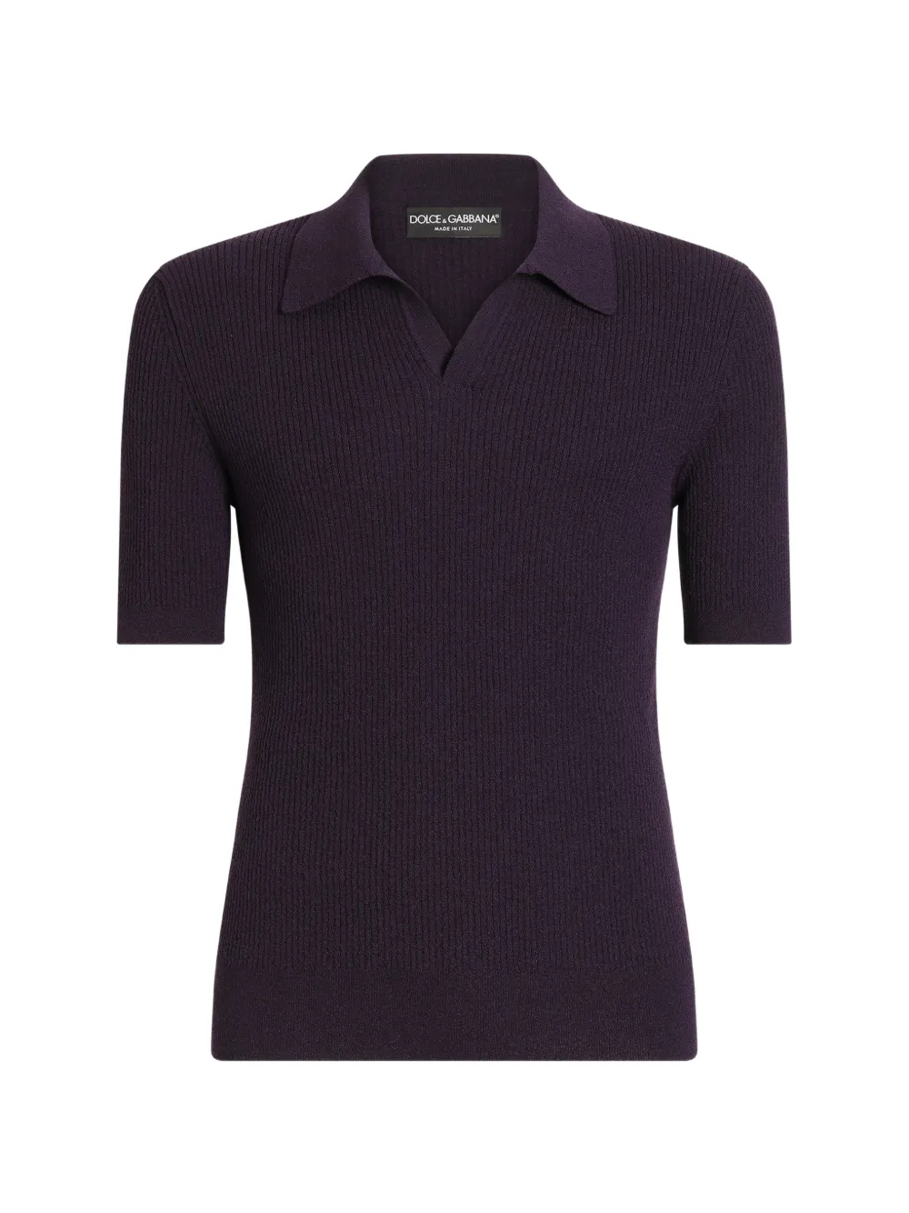 Dolce & Gabbana Polo a coste - Blu