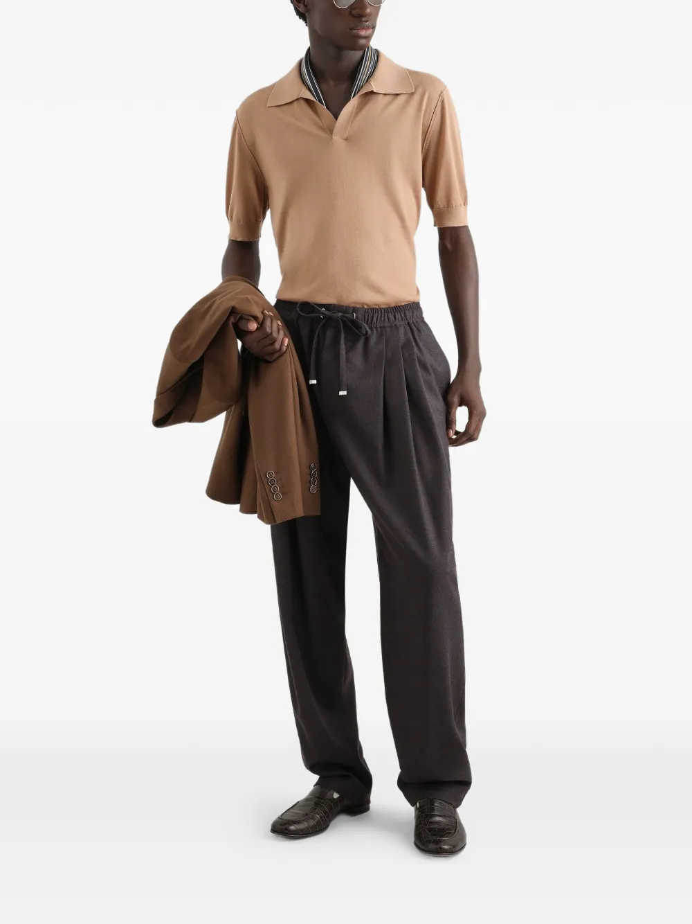 Dolce & Gabbana Kasjmier poloshirt Beige
