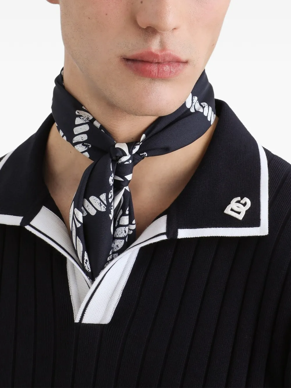 Dolce & Gabbana Katoenen poloshirt Blauw
