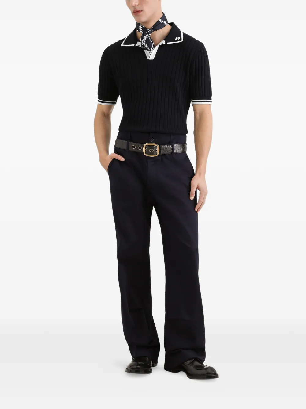 Dolce & Gabbana Katoenen poloshirt Blauw
