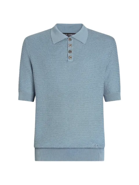 Dolce & Gabbana  silk polo shirt
