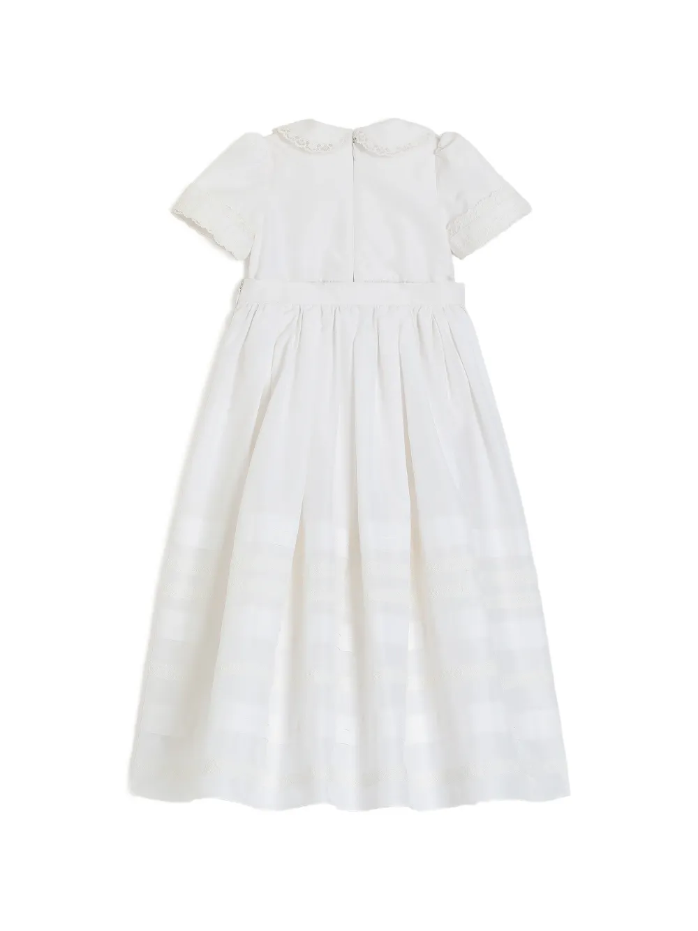 Dolce & Gabbana Kids Taffeta jurk Wit
