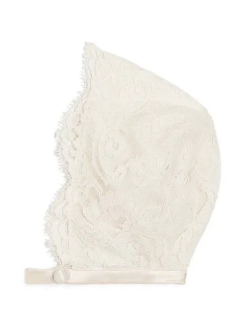 Dolce & Gabbana Kids lace bonnet