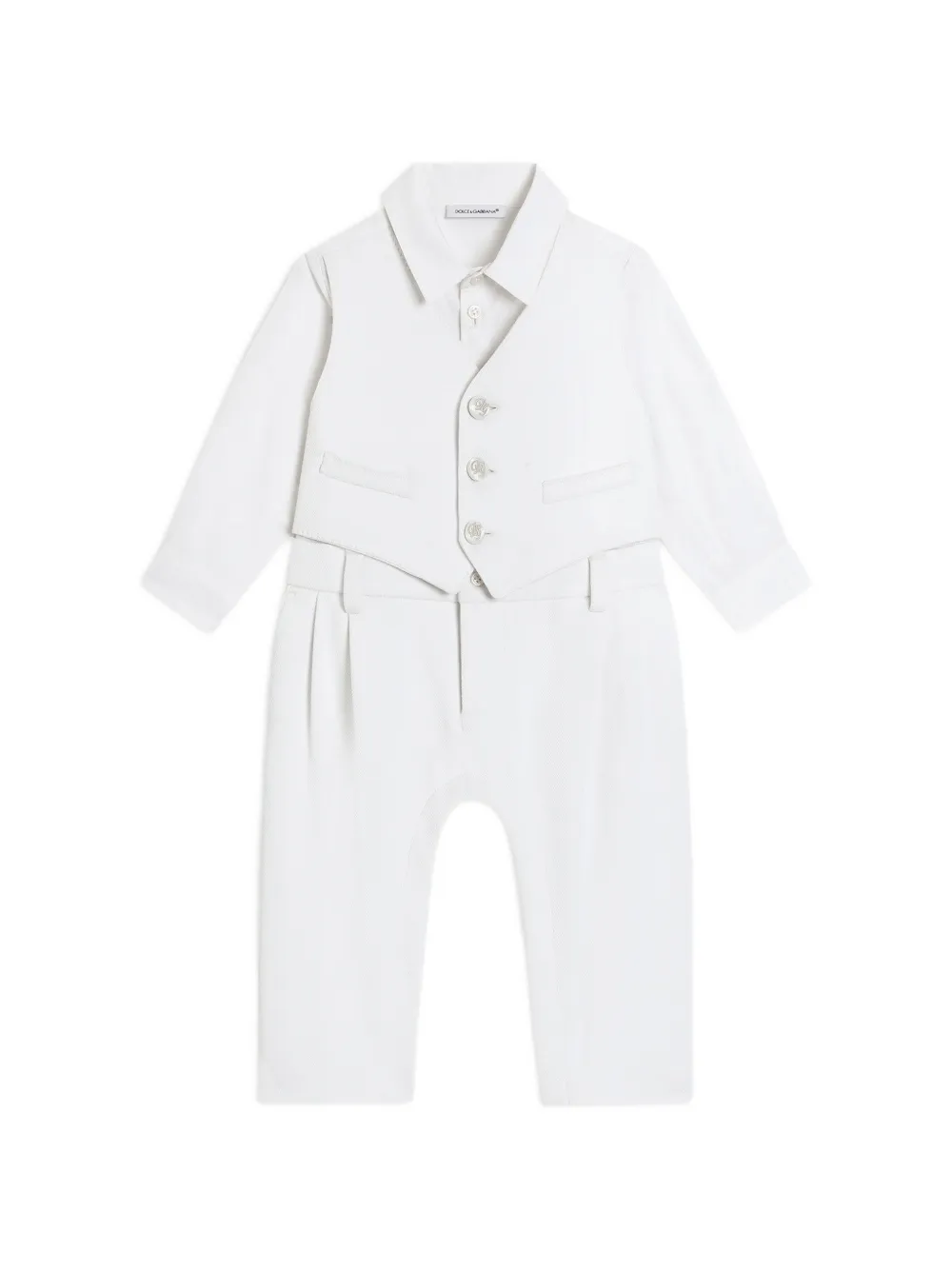 Dolce & Gabbana Kids Romper Wit