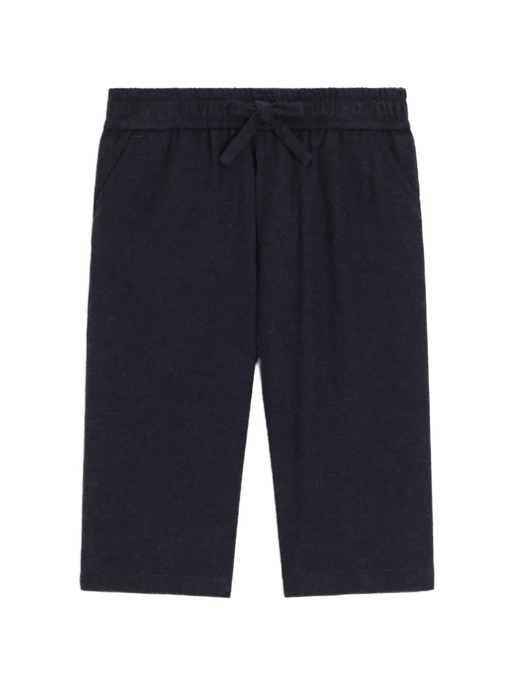 Dolce & Gabbana Kids Pantaloni in flanella mélange - Blu