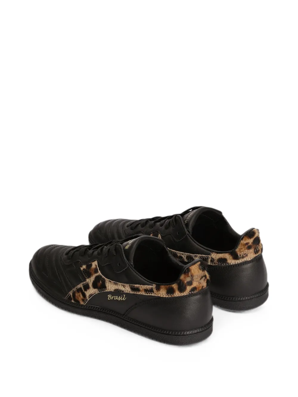 Dolce & Gabbana x Diadora Brasil kalfsleren sneakers Zwart