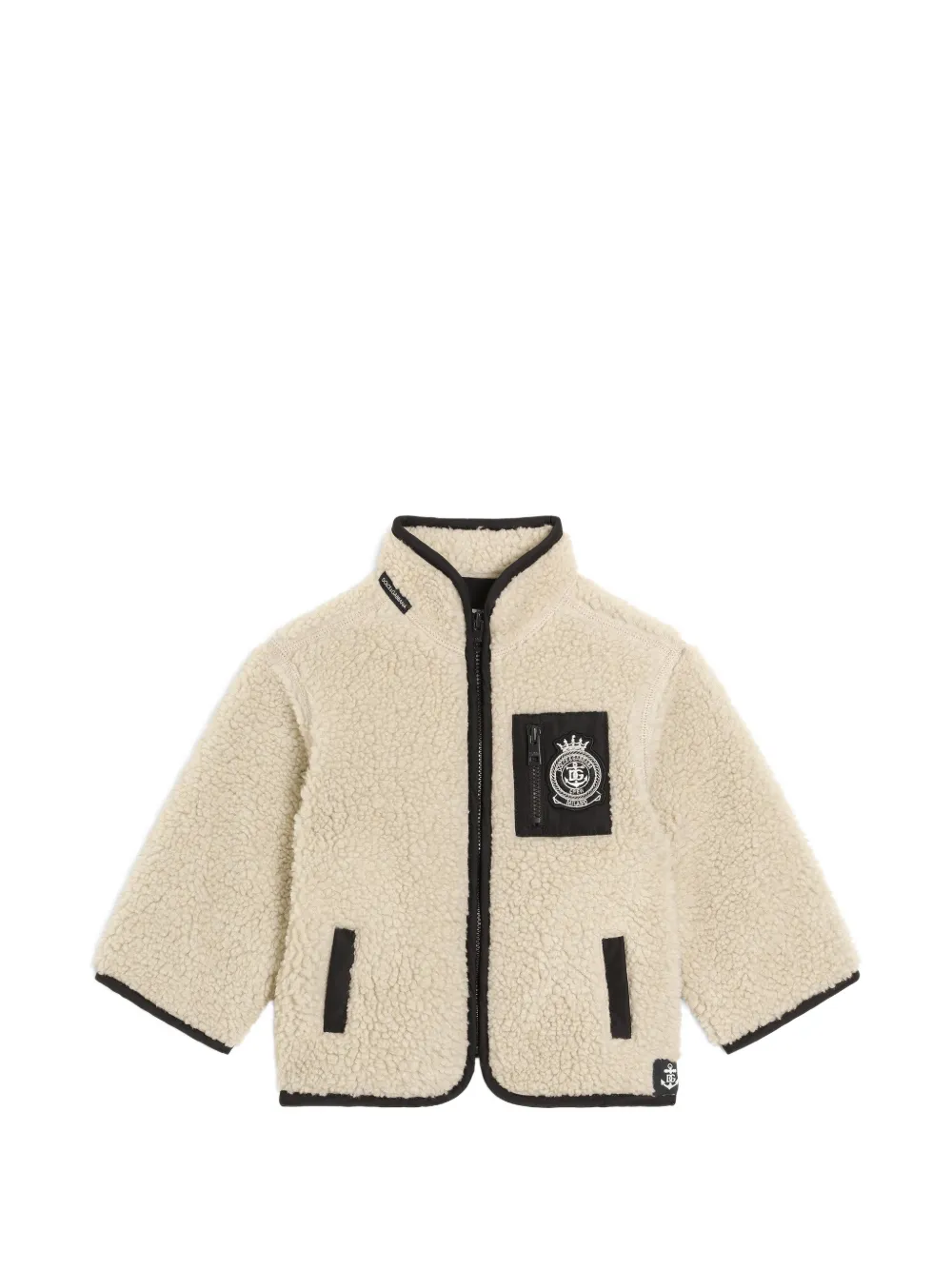 Dolce & Gabbana Kids Giacca Teddy - Toni neutri