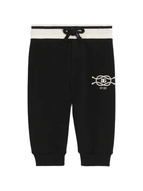 Dolce & Gabbana Kids fleece sweatpants with logo
