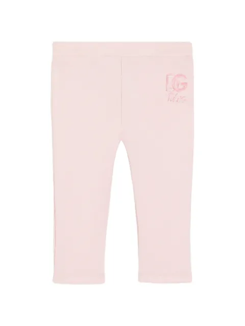 Dolce & Gabbana Kids interlock leggings with logo