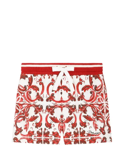 Dolce & Gabbana Kids bermudas con estampado Mayólica