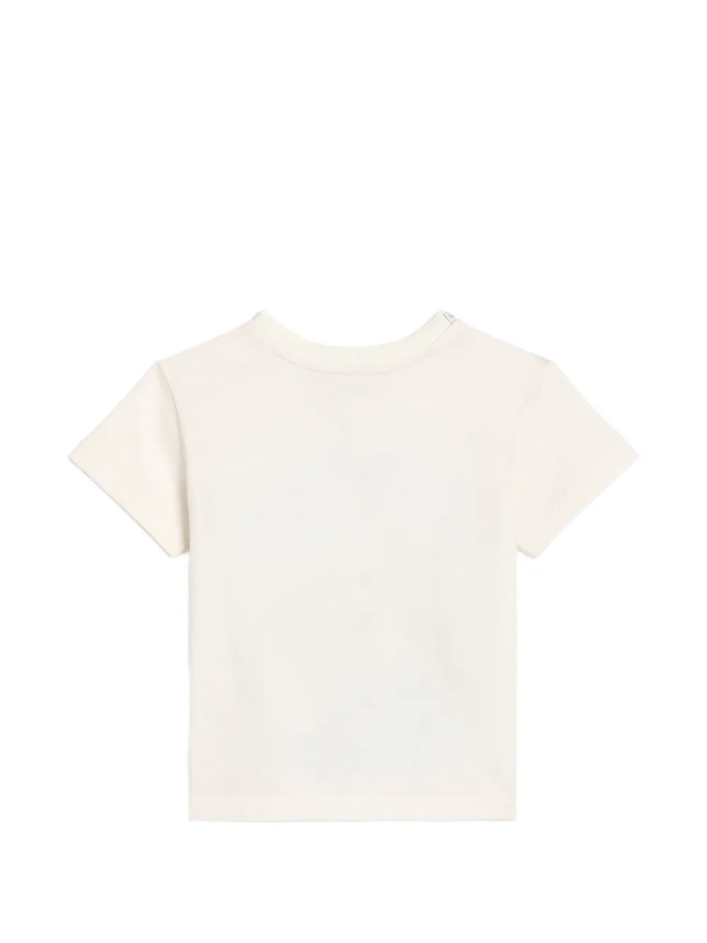 Dolce & Gabbana Kids Jersey T-shirt met logo Beige