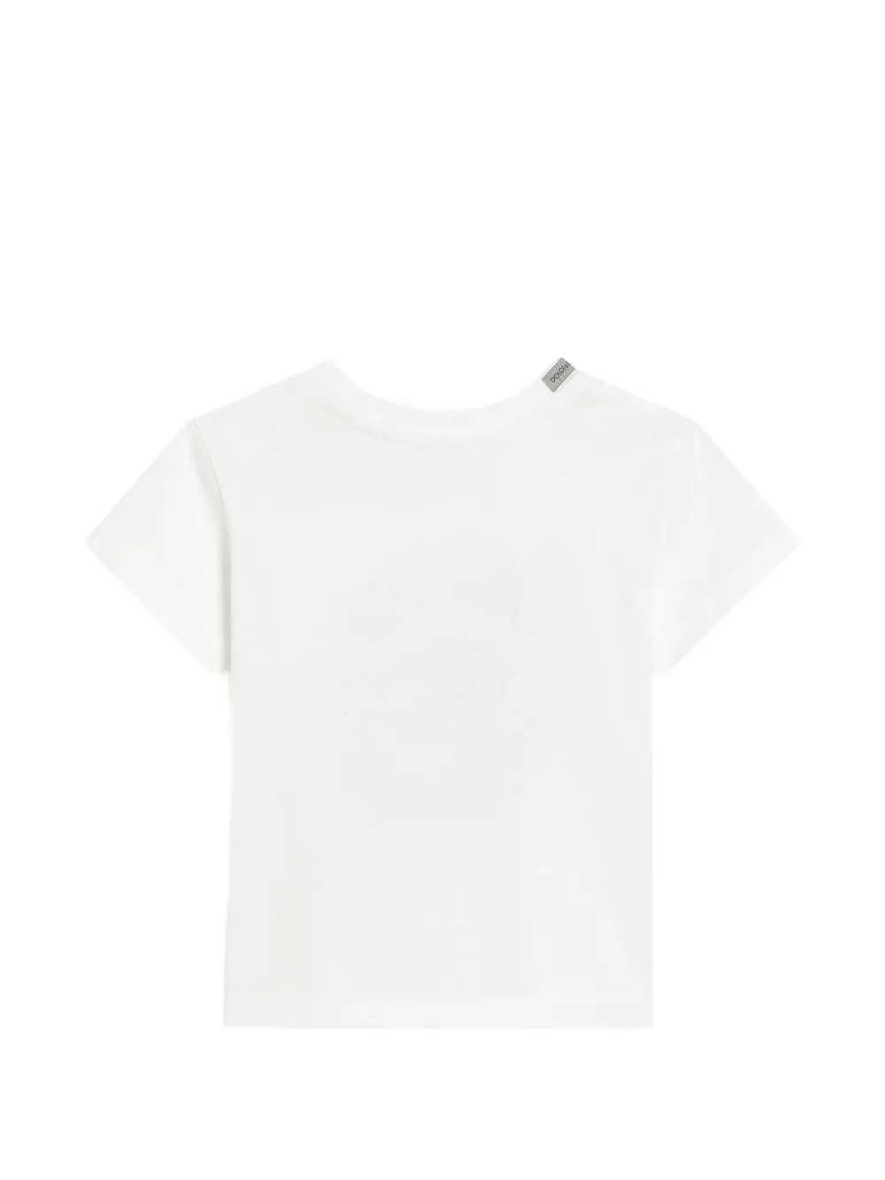 Dolce & Gabbana Kids Jersey T-shirt met logo Wit