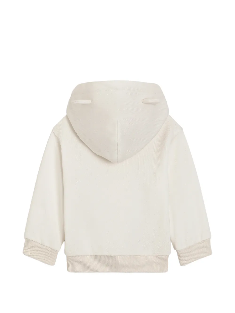 Dolce & Gabbana Kids Katoenen sweater met borduurwerk Beige
